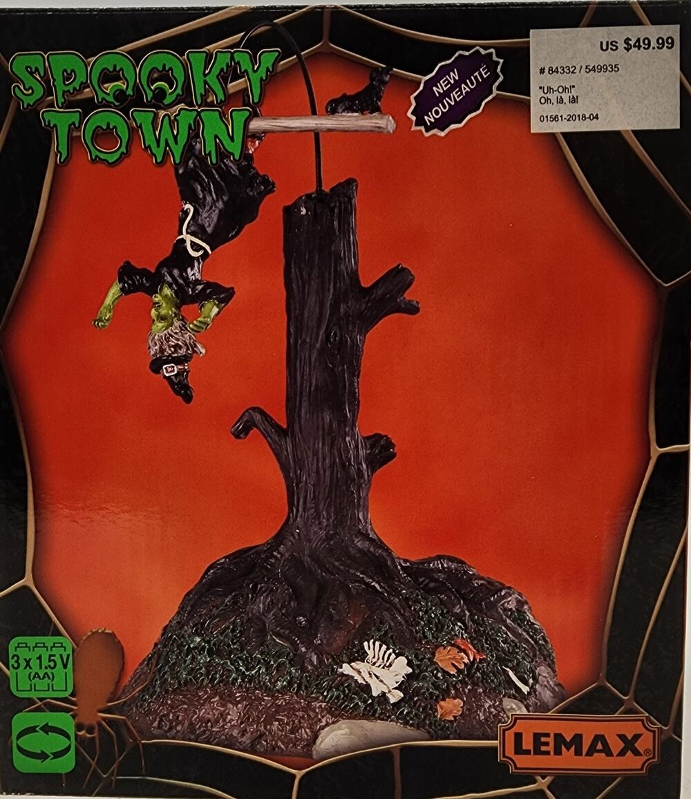 Lemax Spooky Town 2018 Uh-Oh #84332